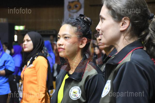 Yang Teramat Mulia Paduka Seri Pengiran Anak Puteri Fadzilah Lubabul Bolkiah selaku Pengurus Pasukan Bola Jaring Negara Brunei D